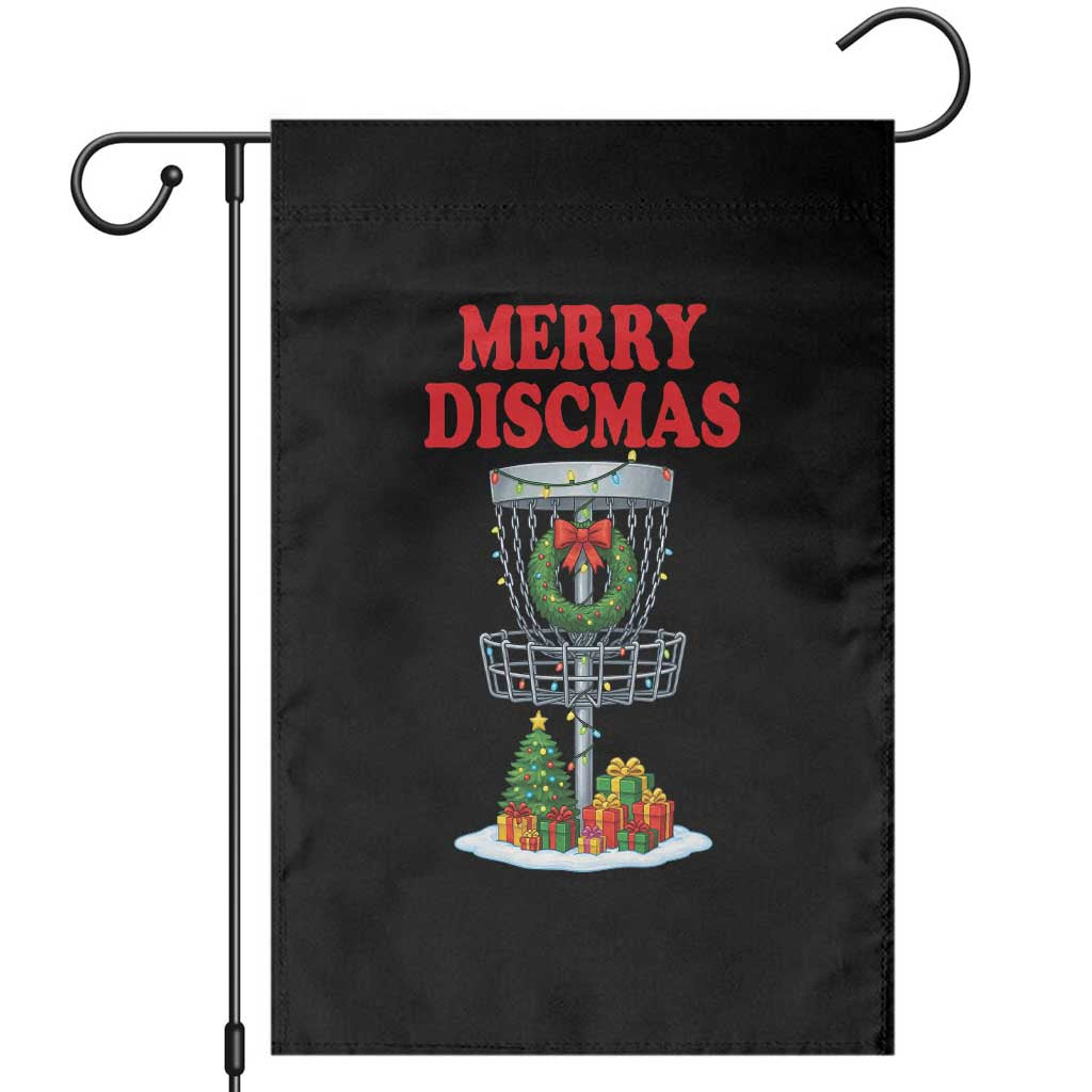 Christmas Disc Golf Garden Flag Merry Discmas Golfers Frisbee Golfer Xmas Gift - Wonder Print Shop