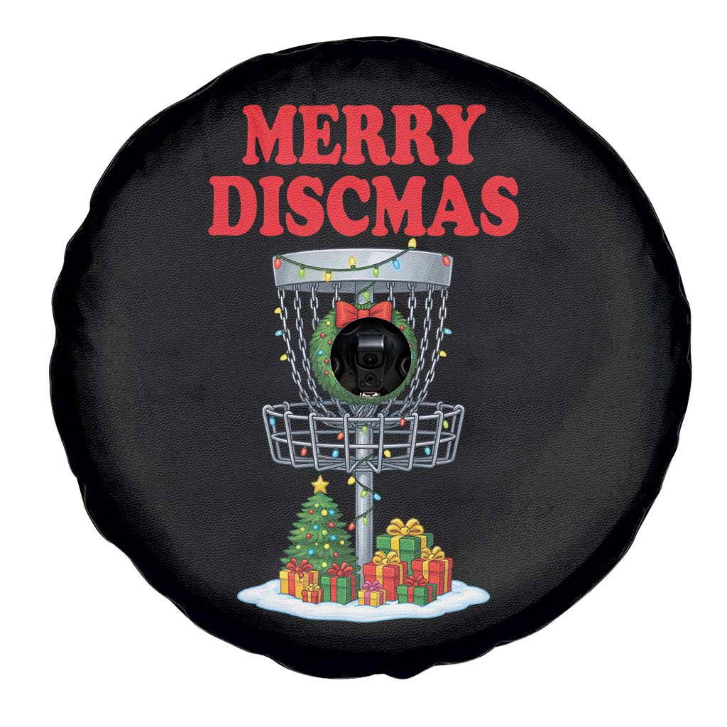 Christmas Disc Golf Spare Tire Cover Merry Discmas Golfers Frisbee Golfer Xmas Gift - Wonder Print Shop