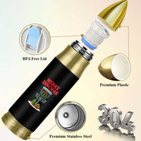 Christmas Disc Golf Bullet Tumbler Merry Discmas Golfers Frisbee Golfer Xmas Gift - Wonder Print Shop