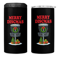 Christmas Disc Golf 4 in 1 Can Cooler Tumbler Merry Discmas Golfers Frisbee Golfer Xmas Gift - Wonder Print Shop
