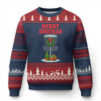 Xmas Disc Golf Ugly Christmas Sweater Merry Discmas Golfers Frisbee Golfer Xmas Gift - Wonder Print Shop