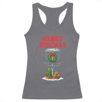 Christmas Disc Golf Racerback Tank Top Merry Discmas Golfers Frisbee Golfer Xmas Gift - Wonder Print Shop