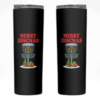 Christmas Disc Golf Skinny Tumbler Merry Discmas Golfers Frisbee Golfer Xmas Gift - Wonder Print Shop