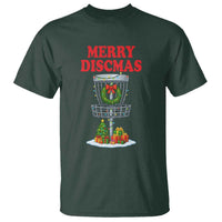 Christmas Disc Golf T Shirt Merry Discmas Golfers Frisbee Golfer Xmas Gift - Wonder Print Shop