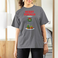 Christmas Disc Golf T Shirt For Women Merry Discmas Golfers Frisbee Golfer Xmas Gift - Wonder Print Shop