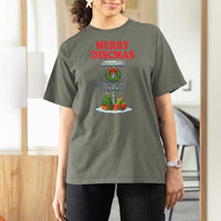 Christmas Disc Golf T Shirt For Women Merry Discmas Golfers Frisbee Golfer Xmas Gift - Wonder Print Shop