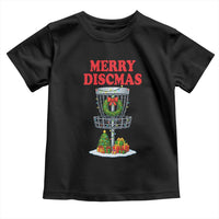 Christmas Disc Golf Toddler T Shirt Merry Discmas Golfers Frisbee Golfer Xmas Gift - Wonder Print Shop