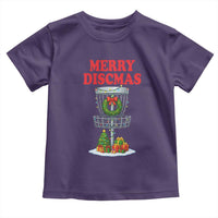 Christmas Disc Golf Toddler T Shirt Merry Discmas Golfers Frisbee Golfer Xmas Gift - Wonder Print Shop