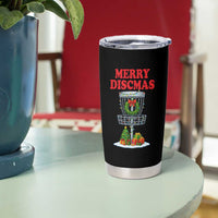 Christmas Disc Golf Tumbler Cup Merry Discmas Golfers Frisbee Golfer Xmas Gift - Wonder Print Shop