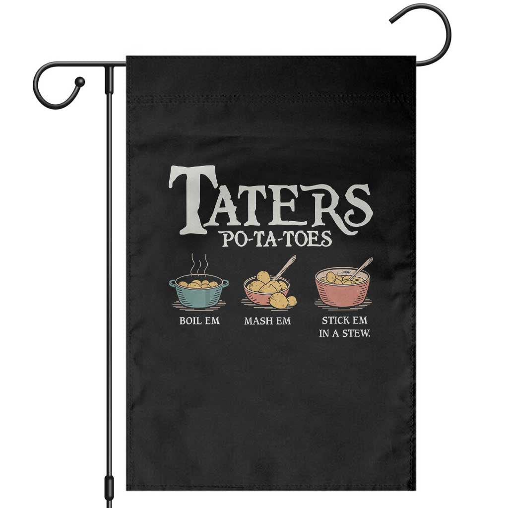 Taters Potatoes Garden Flag Funny Movie Fans Holiday Gift - Wonder Print Shop