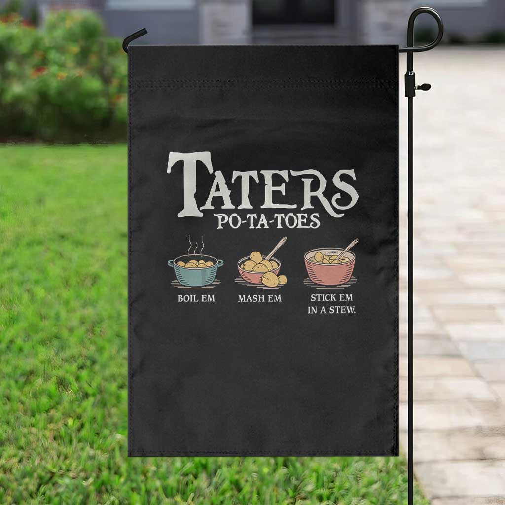 Taters Potatoes Garden Flag Funny Movie Fans Holiday Gift - Wonder Print Shop