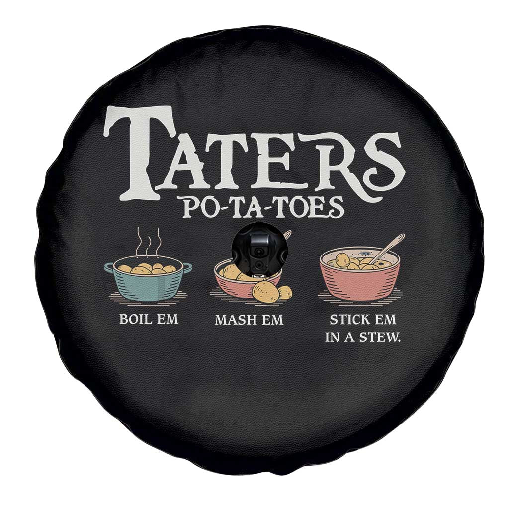 Taters Potatoes Spare Tire Cover Funny Movie Fans Holiday Gift - Wonder Print Shop