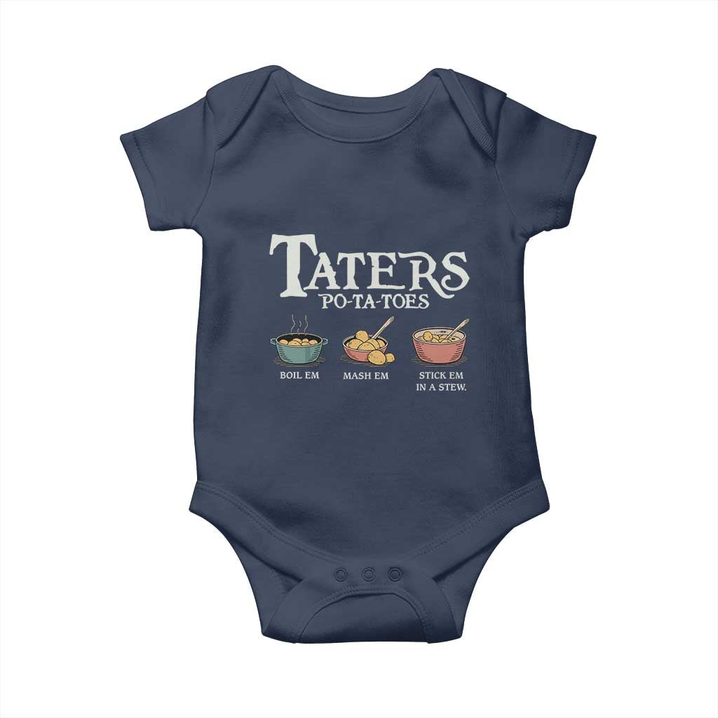Taters Potatoes Baby Onesie Funny Movie Fans Holiday Gift - Wonder Print Shop