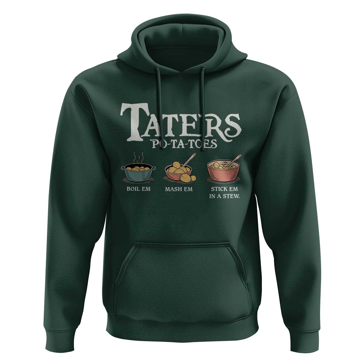Taters Potatoes Hoodie Funny Movie Fans Holiday Gift - Wonder Print Shop