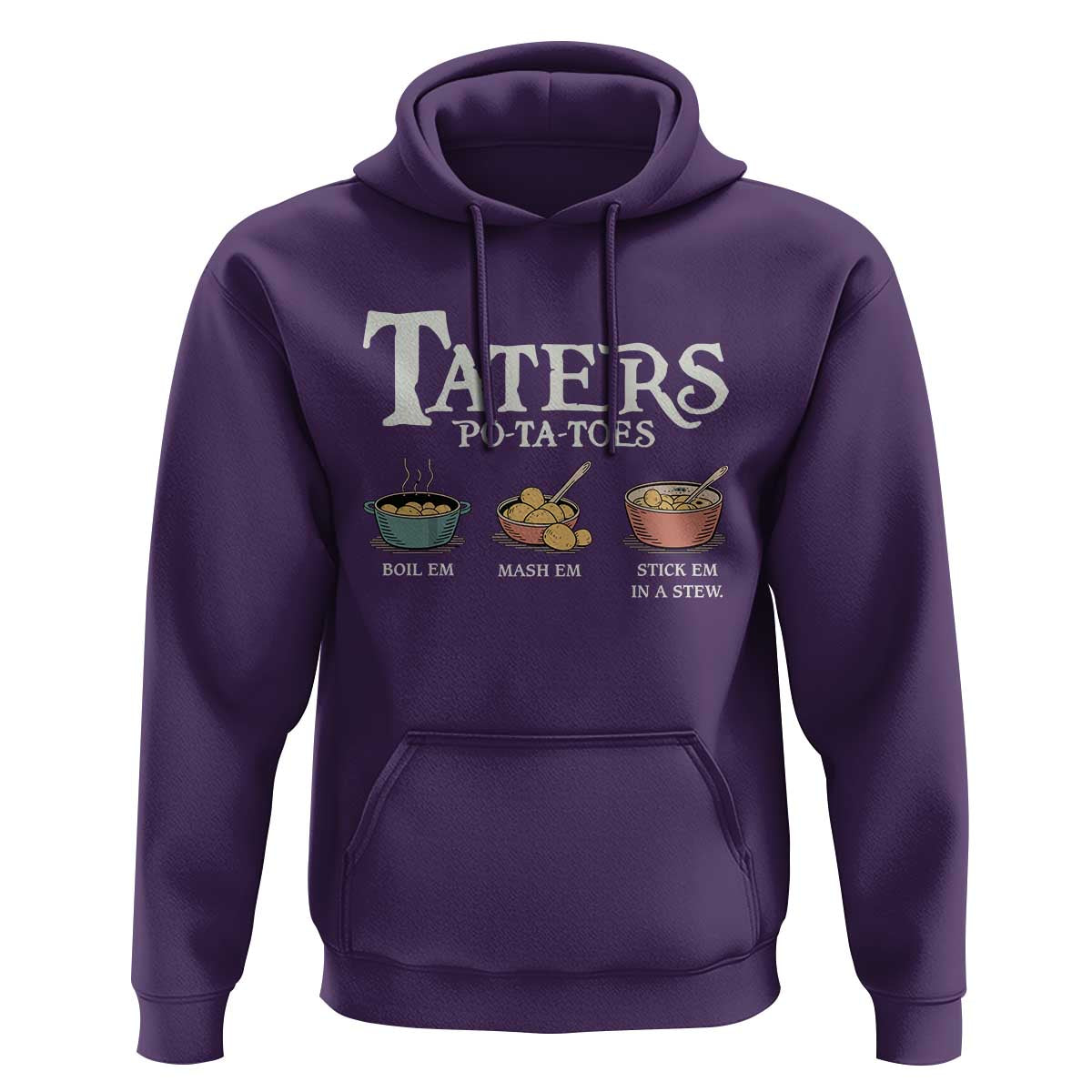 Taters Potatoes Hoodie Funny Movie Fans Holiday Gift - Wonder Print Shop