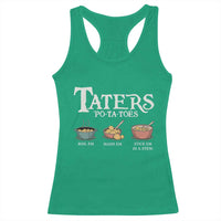 Taters Potatoes Racerback Tank Top Funny Movie Fans Holiday Gift - Wonder Print Shop
