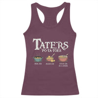 Taters Potatoes Racerback Tank Top Funny Movie Fans Holiday Gift - Wonder Print Shop