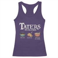 Taters Potatoes Racerback Tank Top Funny Movie Fans Holiday Gift - Wonder Print Shop