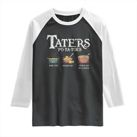 Taters Potatoes Raglan Shirt Funny Movie Fans Holiday Gift - Wonder Print Shop