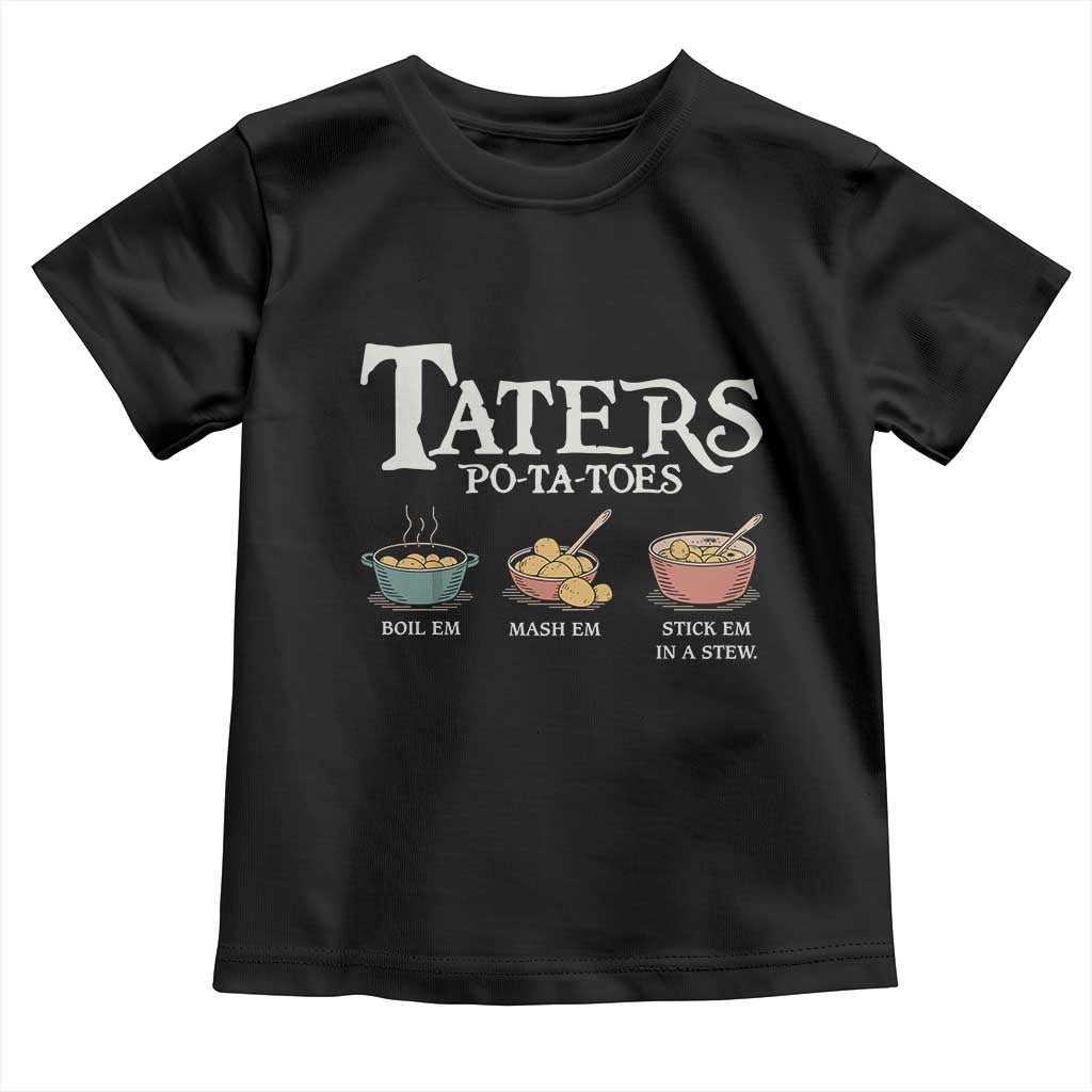 Taters Potatoes Toddler T Shirt Funny Movie Fans Holiday Gift - Wonder Print Shop