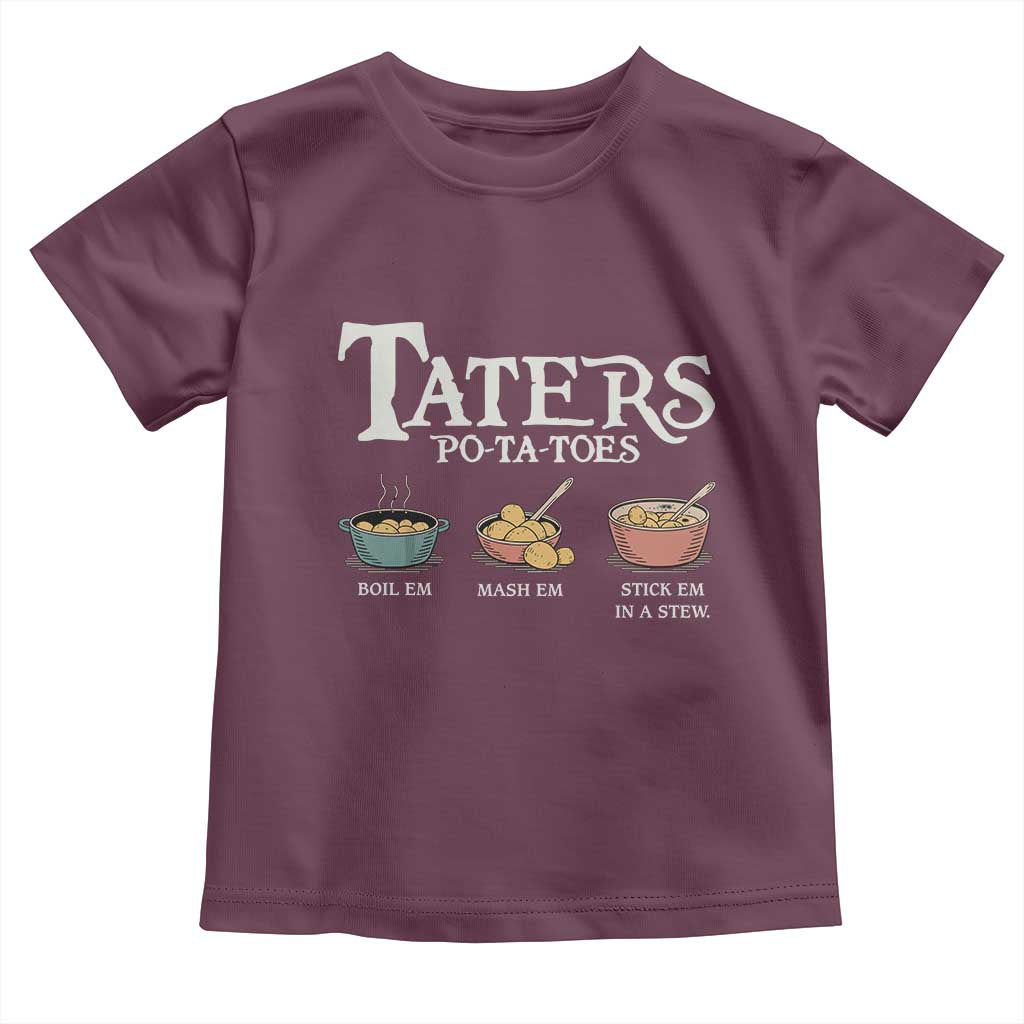 Taters Potatoes Toddler T Shirt Funny Movie Fans Holiday Gift - Wonder Print Shop