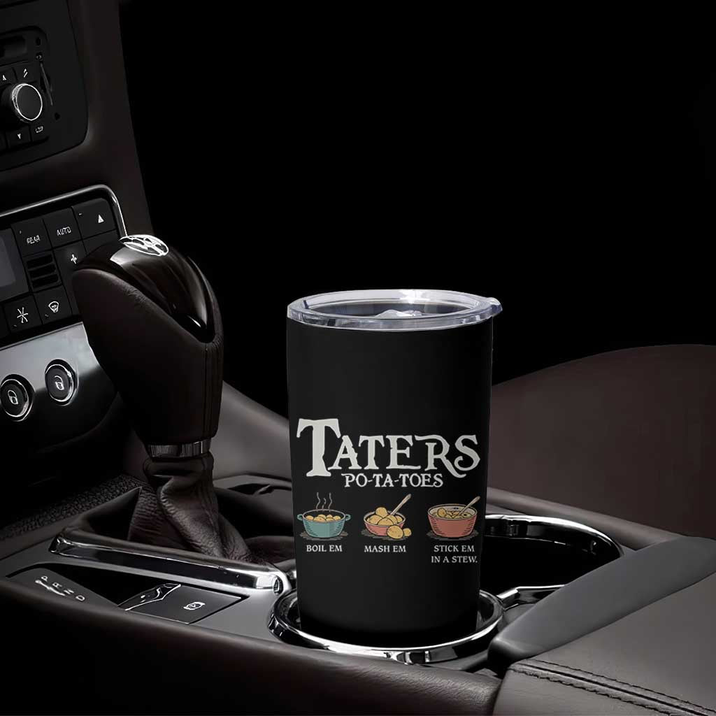 Taters Potatoes Tumbler Cup Funny Movie Fans Holiday Gift - Wonder Print Shop