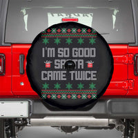 I'm So Good Santa Came Twice Spare Tire Cover Funny Ugly Matching Couple Christmas Outfit Pajama - Wonder Print Shop