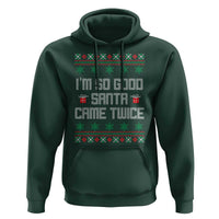 I'm So Good Santa Came Twice Hoodie Funny Ugly Matching Couple Christmas Outfit Pajama - Wonder Print Shop
