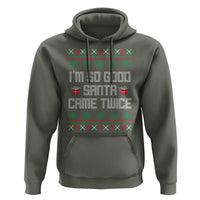 I'm So Good Santa Came Twice Hoodie Funny Ugly Matching Couple Christmas Outfit Pajama - Wonder Print Shop