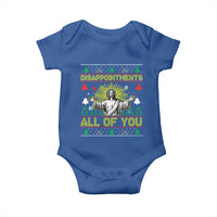 Funny Jesus Christmas Baby Onesie Disappointments All of You Jesus Ugly Xmas - Wonder Print Shop