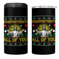 Funny Jesus Christmas 4 in 1 Can Cooler Tumbler Disappointments All of You Jesus Ugly Xmas - Wonder Print Shop