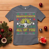 Funny Jesus Christmas T Shirt Disappointments All of You Jesus Ugly Xmas - Wonder Print Shop