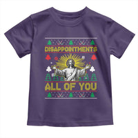 Funny Jesus Christmas Toddler T Shirt Disappointments All of You Jesus Ugly Xmas - Wonder Print Shop