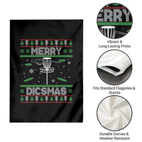 Disc Golf Christmas Garden Flag Merry Discmas Ugly Xmas - Wonder Print Shop