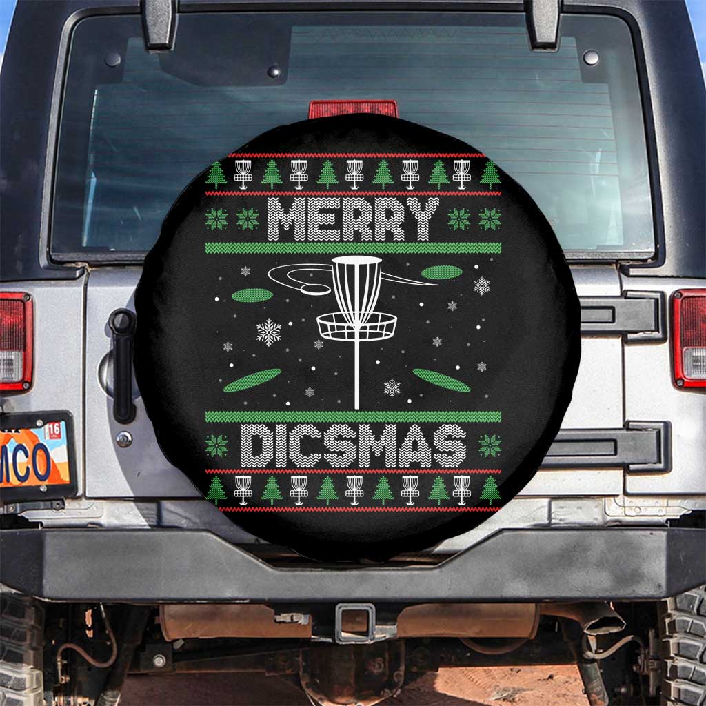 Disc Golf Christmas Spare Tire Cover Merry Discmas Ugly Xmas - Wonder Print Shop