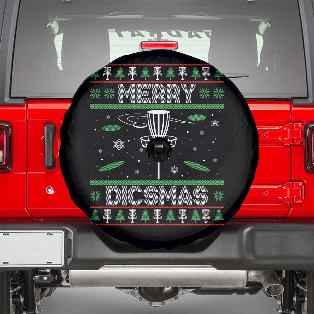 Disc Golf Christmas Spare Tire Cover Merry Discmas Ugly Xmas - Wonder Print Shop