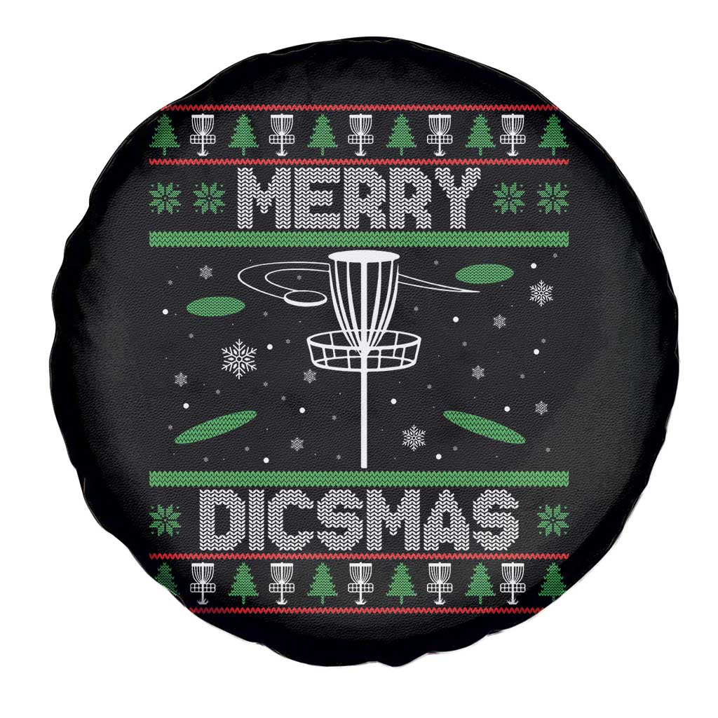 Disc Golf Christmas Spare Tire Cover Merry Discmas Ugly Xmas - Wonder Print Shop