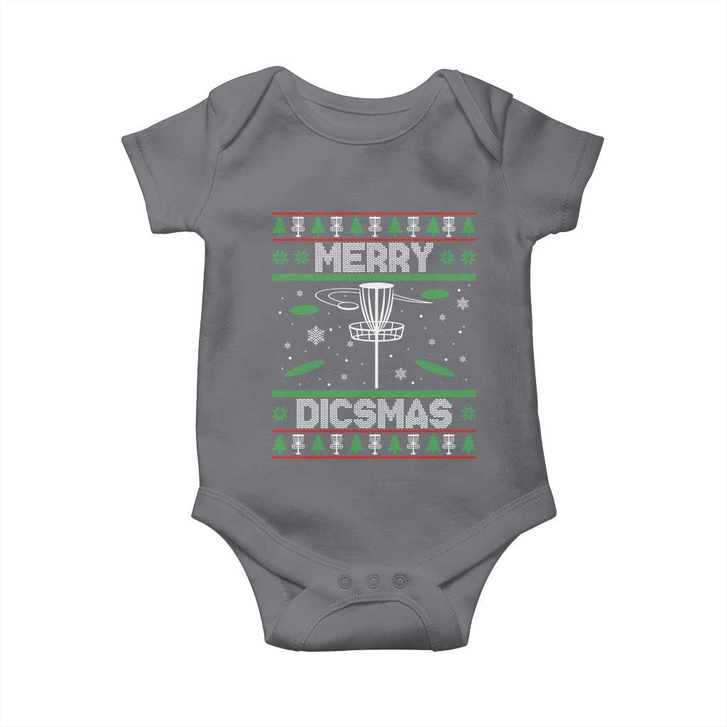 Disc Golf Christmas Baby Onesie Merry Discmas Ugly Xmas - Wonder Print Shop