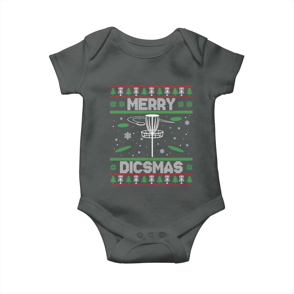 Disc Golf Christmas Baby Onesie Merry Discmas Ugly Xmas - Wonder Print Shop