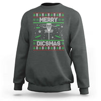 Disc Golf Christmas Sweatshirt Merry Discmas Ugly Xmas - Wonder Print Shop