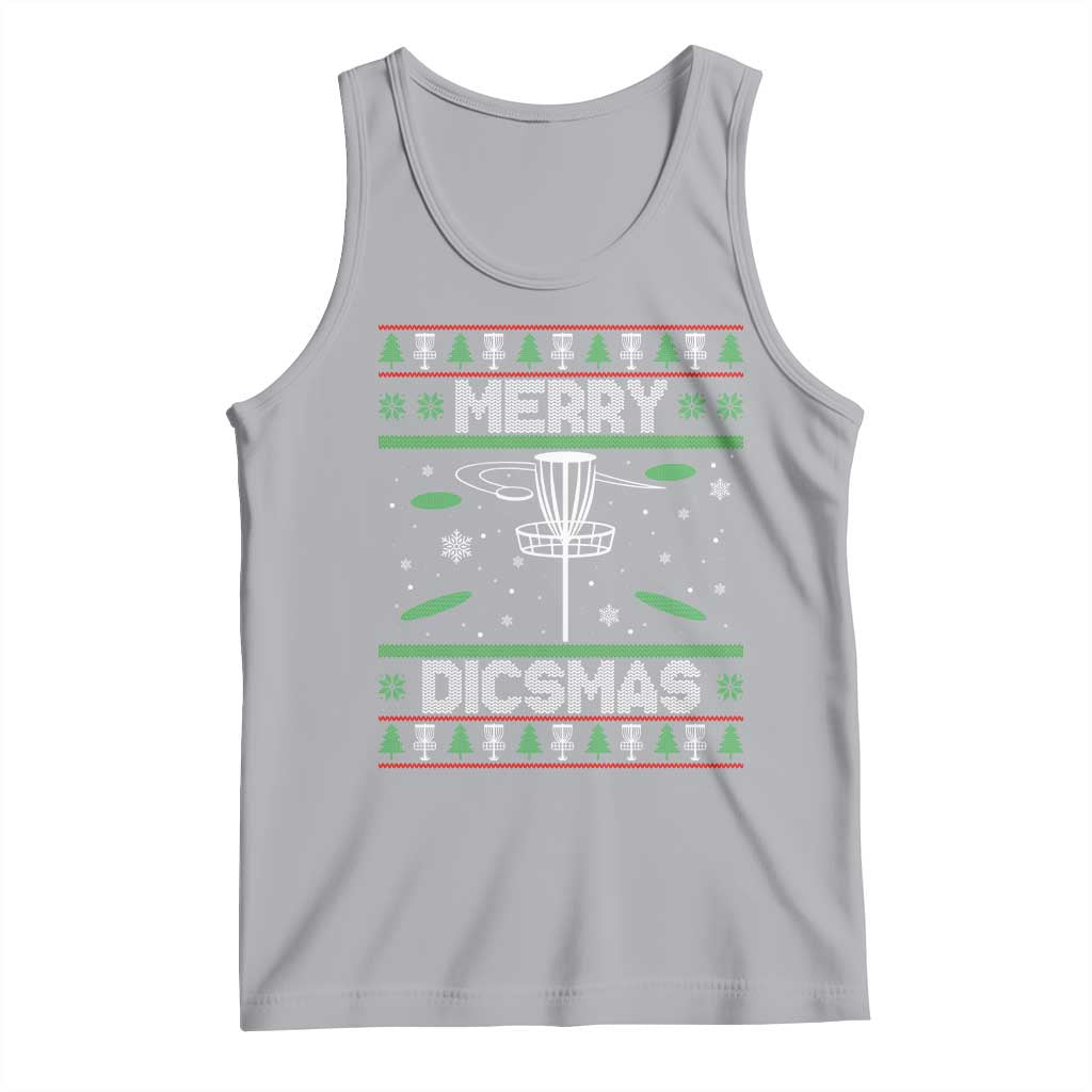 Disc Golf Christmas Tank Top Merry Discmas Ugly Xmas - Wonder Print Shop