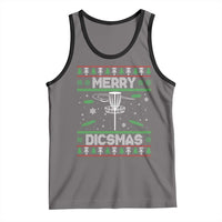 Disc Golf Christmas Tank Top Merry Discmas Ugly Xmas - Wonder Print Shop