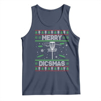 Disc Golf Christmas Tank Top Merry Discmas Ugly Xmas - Wonder Print Shop