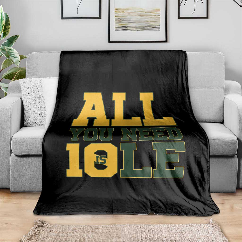 All You Need is Love Throw Blanket Retro Jordan GB Football Lover Fan Gift - Wonder Print Shop