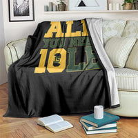 All You Need is Love Throw Blanket Retro Jordan GB Football Lover Fan Gift - Wonder Print Shop