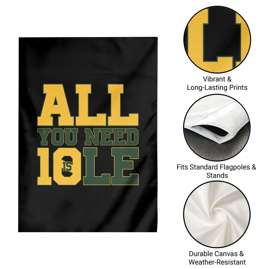 All You Need is Love Garden Flag Retro Jordan GB Football Lover Fan Gift - Wonder Print Shop