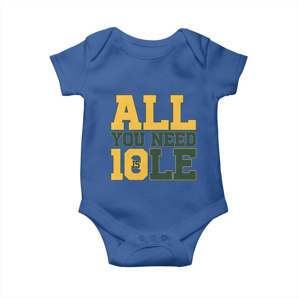All You Need is Love Baby Onesie Retro Jordan GB Football Lover Fan Gift - Wonder Print Shop