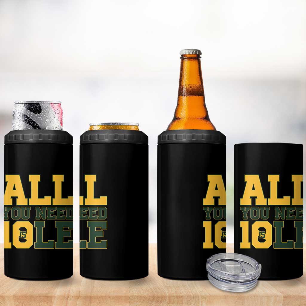 All You Need is Love 4 in 1 Can Cooler Tumbler Retro Jordan GB Football Lover Fan Gift - Wonder Print Shop