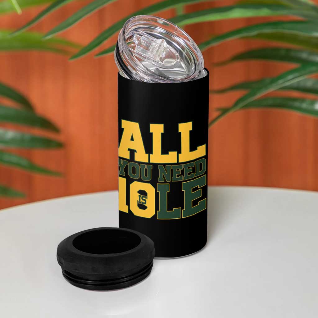 All You Need is Love 4 in 1 Can Cooler Tumbler Retro Jordan GB Football Lover Fan Gift - Wonder Print Shop