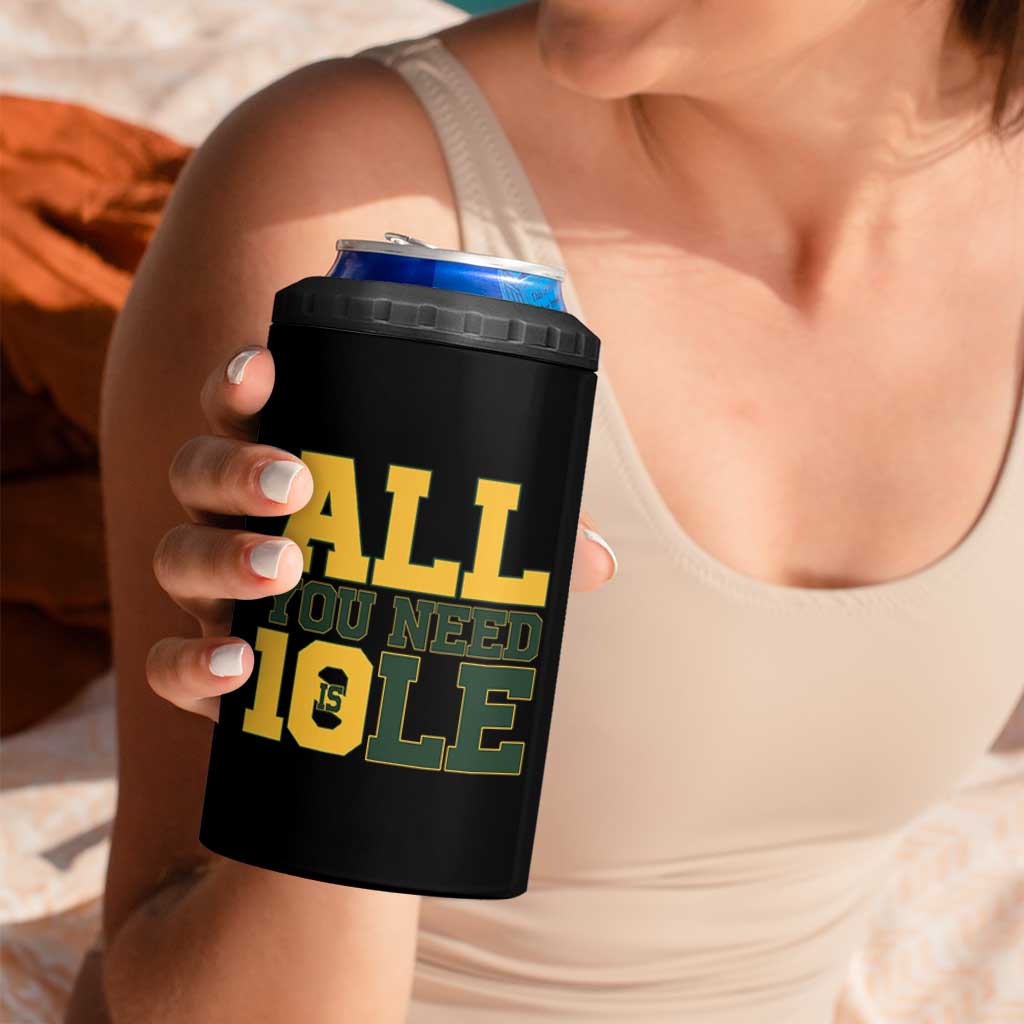 All You Need is Love 4 in 1 Can Cooler Tumbler Retro Jordan GB Football Lover Fan Gift - Wonder Print Shop
